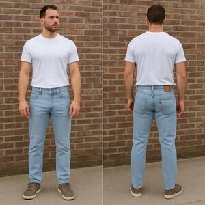 Levi’s 510 men’s Skinny Jeans – Light Wash Denim waist 32‎